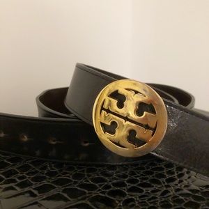 Tory Burch reversible logo belt